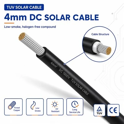 Cáp năng lượng mặt trời DC 4mm